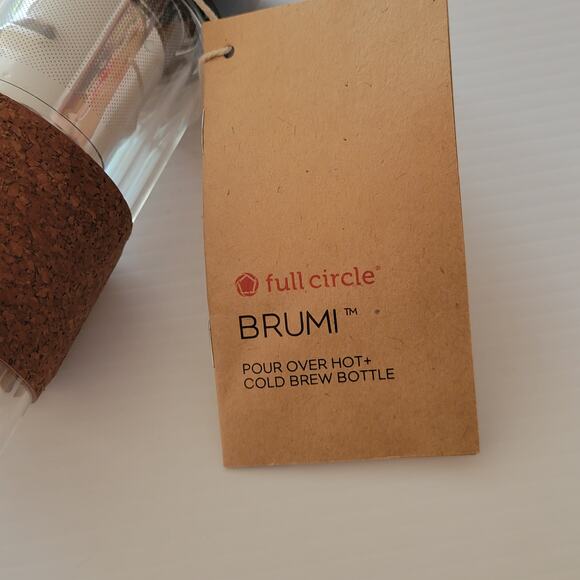 Full Circle Brumi Pour Over Brew Bottle Tumbler Travel Coffee Tea Infuser New - Picture 7 of 10